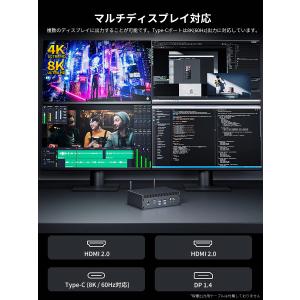ファンレスミニpc ミニpc デスクトップパソ...の詳細画像5