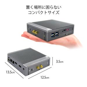 ファンレスミニpc ミニpc デスクトップパソ...の詳細画像4