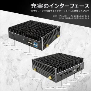 ミニpc windows11 ファンレス デス...の詳細画像5