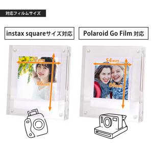 アクリルフォトフレーム チェキスクエア ins...の詳細画像3