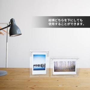 写真立て フォトフレーム チェキ 名刺 クリア...の詳細画像2