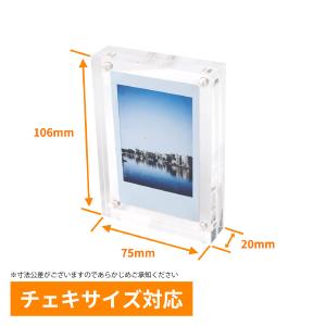 写真立て フォトフレーム チェキ 名刺 クリア...の詳細画像3