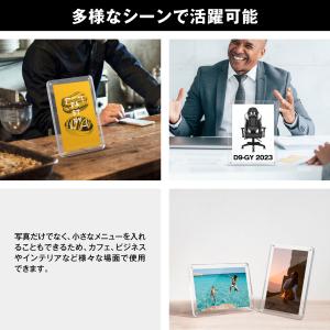 アクリルフォトスタンド L判 チェキワイド i...の詳細画像4
