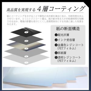 パール調 シルバー 光沢紙 L判 55枚入 厚...の詳細画像4