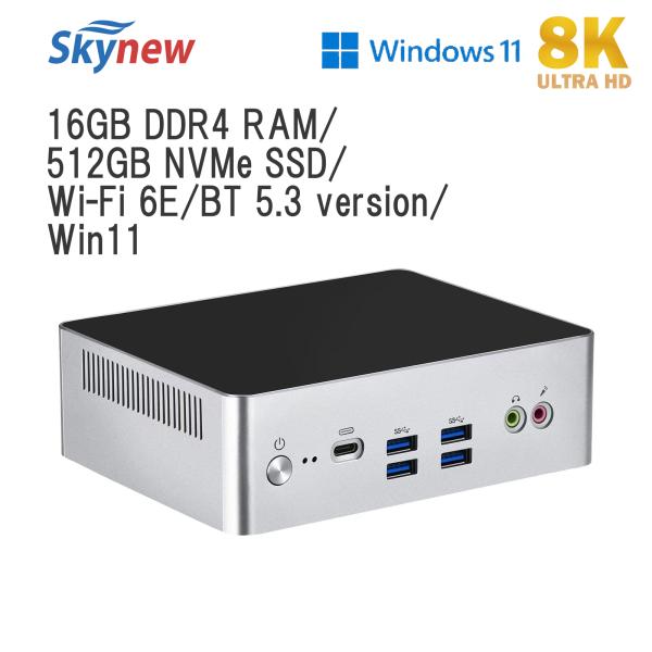 ミニpc デスクトップパソコン 新品 ミニパソコン 小型 windows11pro core i7 ...