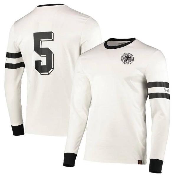 西ドイツ代表　1974　ホーム　長袖　ユニフォーム　ベッケンバウアー5/復刻モデル/1974ワールド...