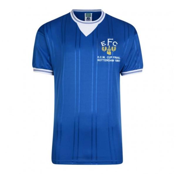 エバートン　1985　ホーム　半袖　ユニフォーム　UEFAカップウィナーズカップファイナル/復刻モデ...