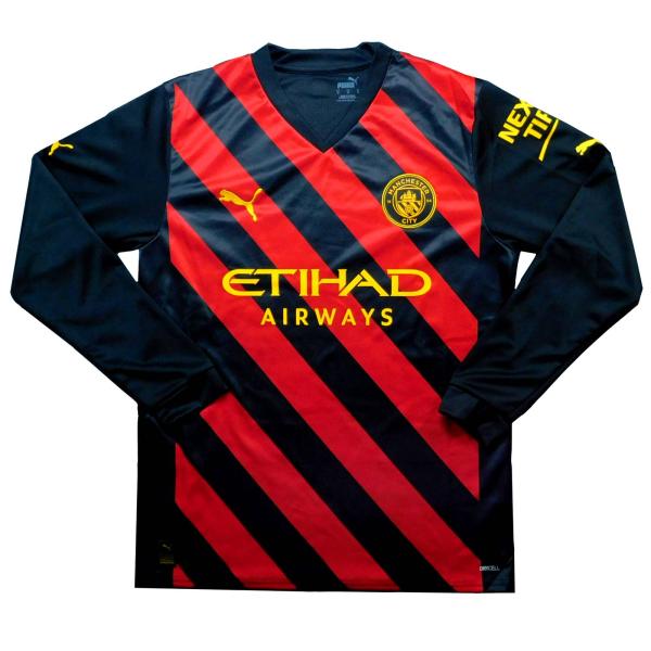 マンチェスターシティ　22　アウェイ　長袖　ユニフォーム　PUMA　2022シーズン(正規品/メール...