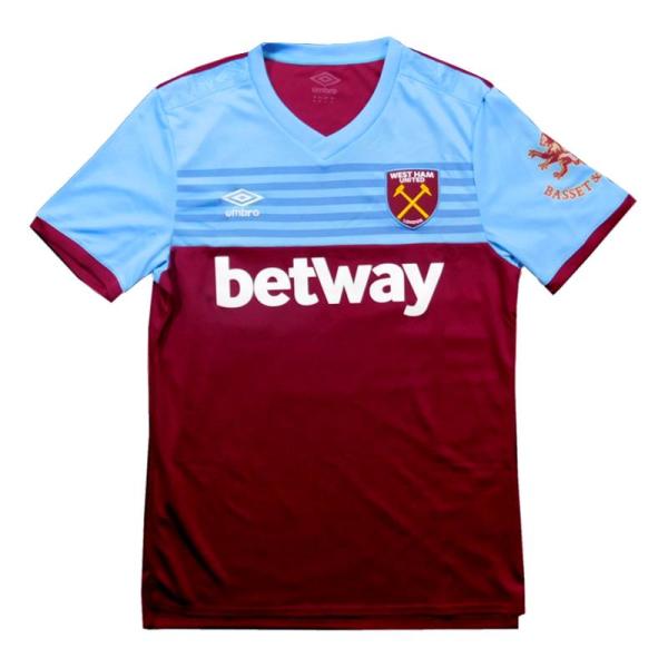 ウェストハム　19　ホーム　半袖　ユニフォーム　UMBRO　2019シーズン(正規品/メール便可/メ...