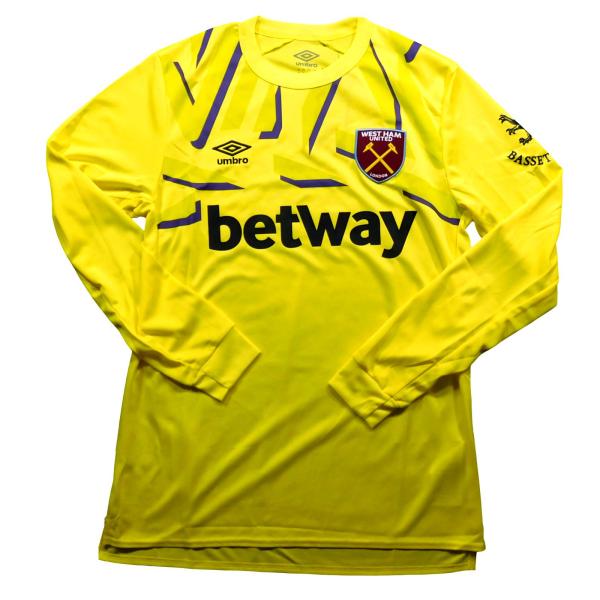 ウェストハム　19　アウェイ・GK　長袖　ユニフォーム　UMBRO　2019シーズン(正規品/メール...