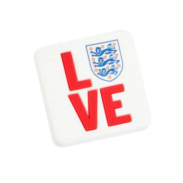 イングランド代表　チームオフィシャル　Love　ピンバッジ(正規品/メール便可)