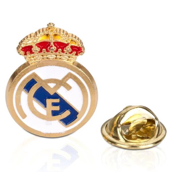レアルマドリード　チームオフィシャル　D03896　クレストピンバッジ(正規品/メール便可)