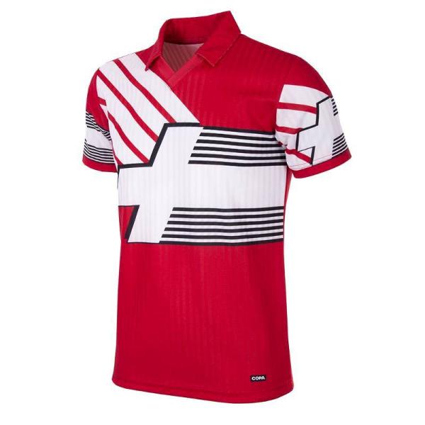 スイス代表　1990-1992　ホーム　半袖　ユニフォーム　COPA　#228　復刻モデル(正規品/...