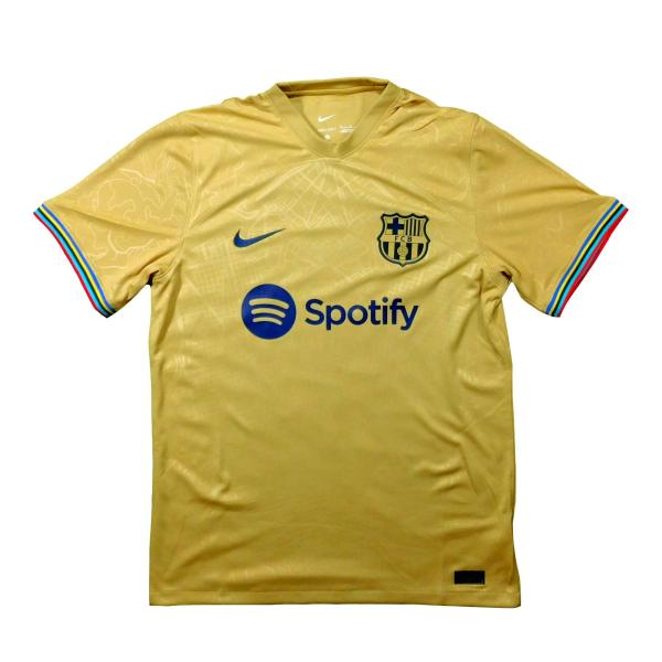 バルセロナ　22　アウェイ　半袖　ユニフォーム　NIKE　2022シーズン/スポンサーマーク付(正規...