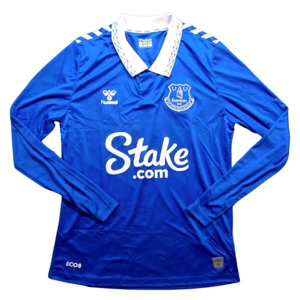 エバートン　23　ホーム　長袖　ユニフォーム　HUMMEL　2023シーズン(正規品/メール便可/メ...