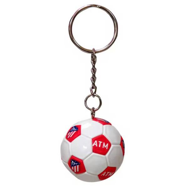 アトレティコマドリード　チームオフィシャル　Crest Football　キーリング(正規品/メール...