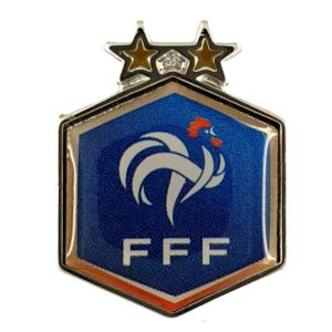 フランス代表　チームオフィシャル　クレストピンバッジ(正規品/メール便可)