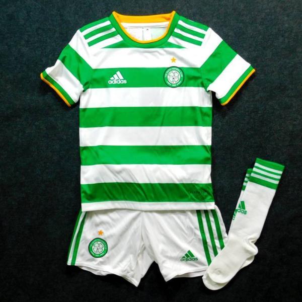 セルティック　20　ホーム　半袖　ミニキット/ジュニアユニフォーム・パンツ・ソックスセット　ADID...