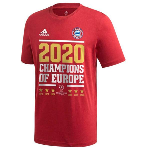 バイエルン　チームオフィシャル　H58214　2020CL優勝 Tシャツ　半袖　ADIDAS(正規品...