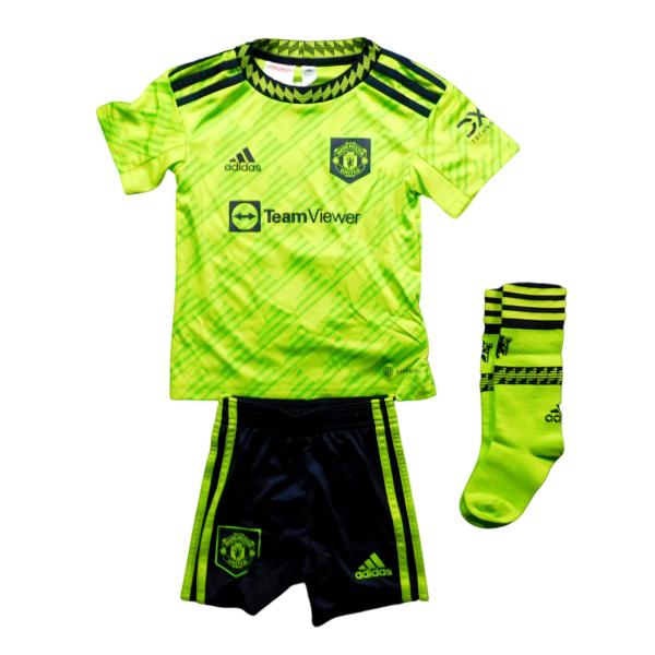 マンチェスターユナイテッド　22　サード　半袖　ミニキット/ジュニアユニフォーム・パンツ・ソックスセ...