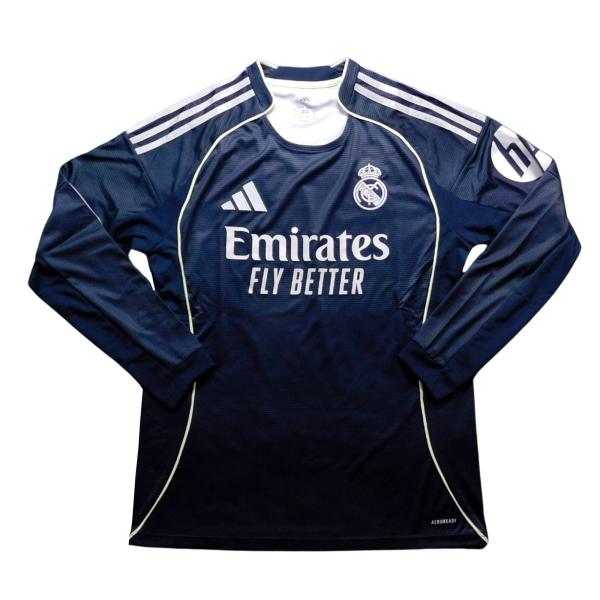 レアルマドリード　25　アウェイ　長袖　ユニフォーム　ADIDAS　2025シーズン(正規品/メール...