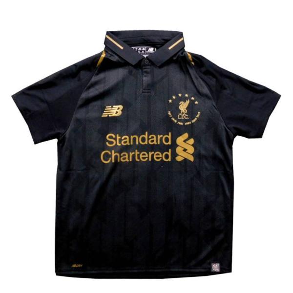 リバプール　18/19 CL6times　SIGNATURE BLACK　半袖　ジュニアユニフォーム...