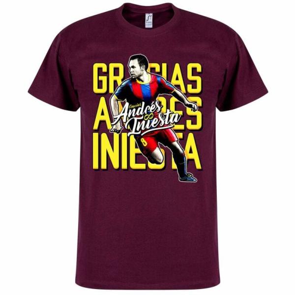 バルセロナ　イニエスタ　Gracias Iniesta　Tシャツ　半袖　RE-TAKE(正規品/メー...