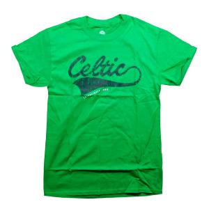 セルティック　チームオフィシャル　EST1888　Green　Tシャツ　半袖(正規品/メール便可)｜bbfb
