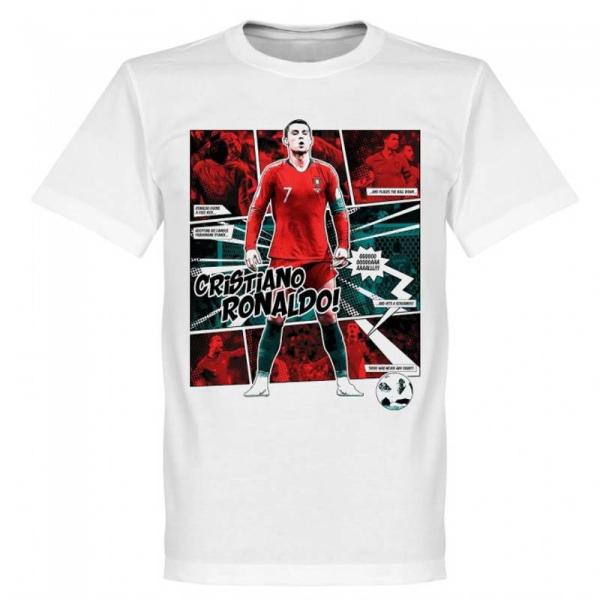 ポルトガル代表　ロナウド　comic　Tシャツ　半袖　RE-TAKE(正規品/メール便可)