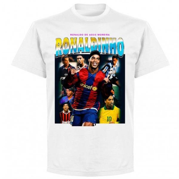 バルセロナ　ロナウジーニョ　オールドスクール　Tシャツ　半袖　RE-TAKE(正規品/メール便可)