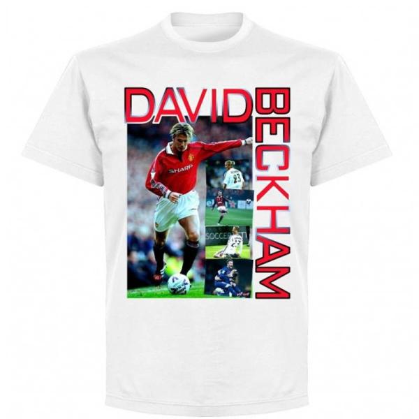 マンチェスターユナイテッド　デビッドベッカム　オールドスクール　Tシャツ　半袖　RE-TAKE(正規...