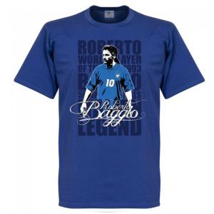 イタリア代表　バッジョ　ROYAL-PNN-1334P　レジェンドTシャツ　半袖　RE-TAKE(正規品/メール便可)｜bbfb