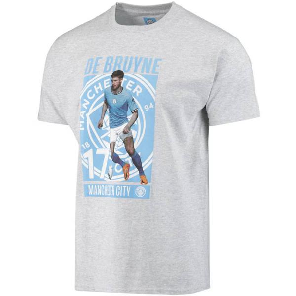 マンチェスターシティ　チームオフィシャル　SA2473A　デブライネ　Graphic　Tシャツ　半袖...