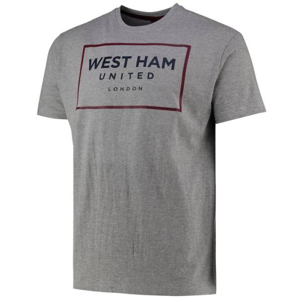 ウェストハム　チームオフィシャル　SR7122A　Graphic Box Logo　Tシャツ　半袖(...