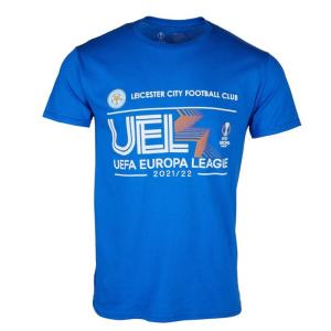 レスターシティ　チームオフィシャル　UEFA EUROPA LEAGUE 21/22　Tシャツ　半袖(正規品/メール便可)｜bbfb