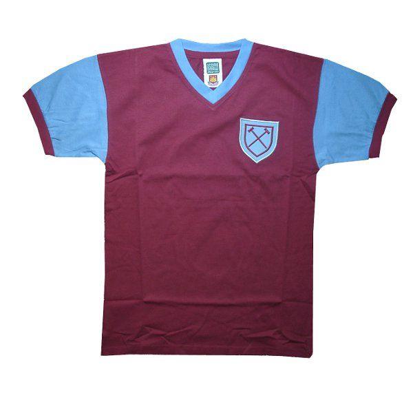 ウェストハム　1958　ホーム　半袖　ユニフォーム　ボビー・ムーア6/復刻モデル(正規品/メール便可...