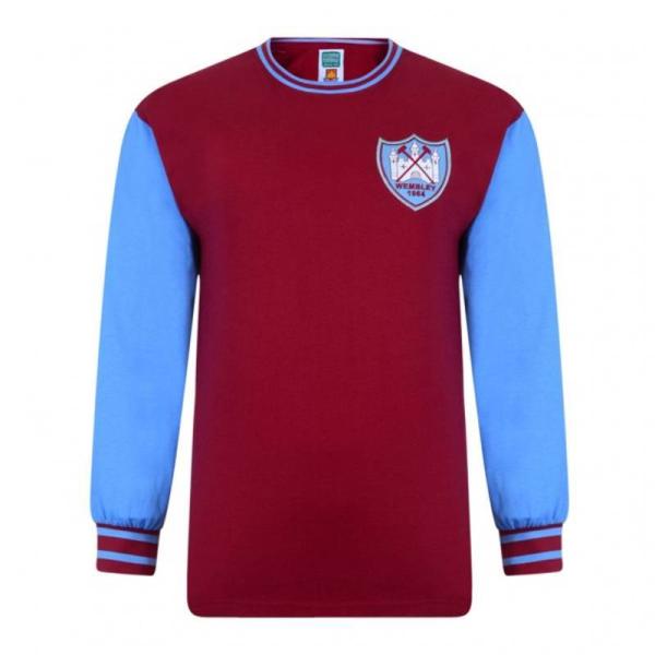 ウェストハム　1964　ホーム　長袖　ユニフォーム　FAカップファイナル/復刻モデル(正規品/メール...