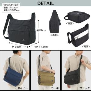 ショルダーバッグ メンズ 斜めがけ 軽量 撥水...の詳細画像5