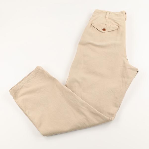 90’s Dezert デザート ウエストベルト切り替えなし膝補強デザインテーパードパンツ Sサイズ...