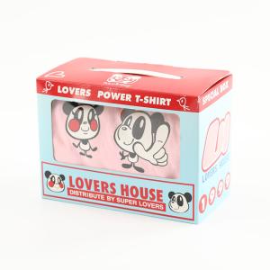 1999年発売 LOVERS HOUSE ラバーズハウス LOVERS POWER T-SHIRT SPECIAL BOX 1999 ピンク｜bbl-store