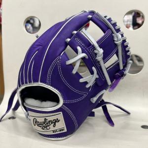 【オシャレなカラーグラブ】 ローリングス　Rawlings　HOH　PRO EXCEL　プロエクセル　Color Palette　GR5FHECN62　軟式用　内野手用　パープル