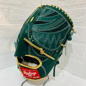 【オシャレなカラーグラブ】 ローリングス　Rawlings　HOH PRO EXCEL　プロエクセル　Color Palette　軟式用　投手用　ピッチャー用　Dグリーン　GR6FHECA15W