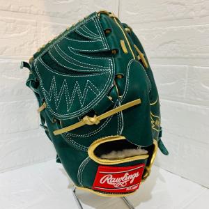 【オシャレなカラーグラブ】 ローリングス　Rawlings　HOH PRO EXCEL　プロエクセル　Color Palette　軟式用　投手用　ピッチャー用　Dグリーン　GR6FHECA15W