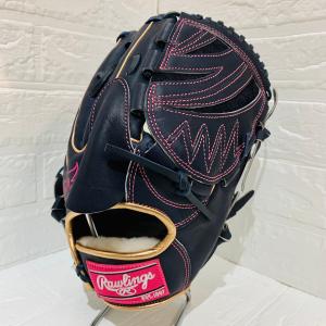 【オシャレなカラーグラブ】 ローリングス　Rawlings　HOH PRO EXCEL　プロエクセル　Color Palette　軟式用　投手用　ピッチャー用　ネイビー　GR6FHECA15W
