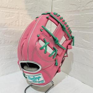 【オシャレなカラーグラブ】 ローリングス　Rawlings　HOH PRO EXCEL　プロエクセル　Color Palette　軟式用　内野手用　ピンク　GR6FHECN62