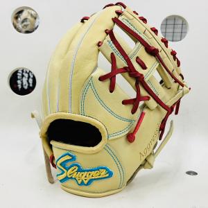 【少年硬式野球推奨モデル！】久保田スラッガー　slugger　オリジナルカスタマイズグラブ　オールラウンド用　トレンチ　ワイン　源〇風ウェブ｜bbltomoi