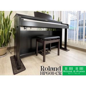 [1都3県 送料無料! 電子ピアノ フェスティバル] ローランド HP601-CR ローズウッド 中古  19年製 Roland HP 木製鍵盤｜bbmusic