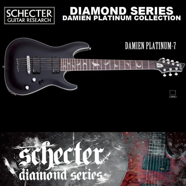 シェクター SCHECTER / DAMIEN PLATINUM-7  ダミアン プラチナ7 AD-...
