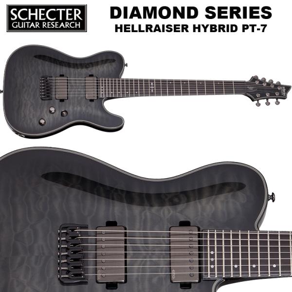 シェクター SCHECTER / HELLRAISER HYBRID PT-7 ブラック（黒） ヘル...
