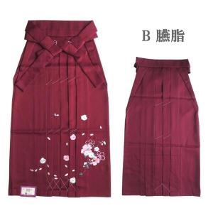 【レディース袴】無地刺繍C(5色 黒 赤 緑 ...の詳細画像3